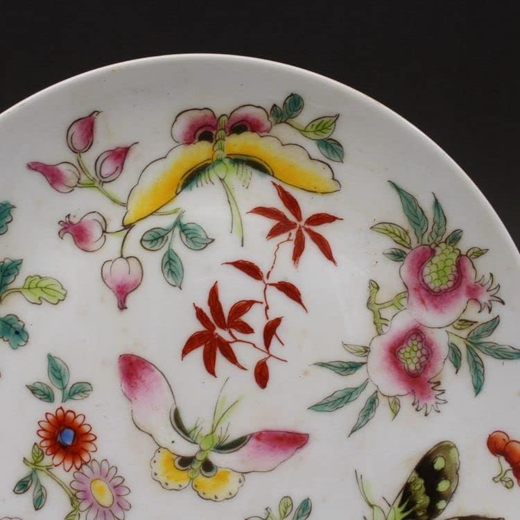 N/A Passel Pastel Longevity Plate Melon Plate Coleção Antique Coleção Ornamentos