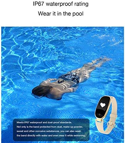 XXXDXDP Rastreador de fitness, relógio inteligente Pedômetro à prova d'água Pulseira Pulseira com monitor Sleep Sports Sports