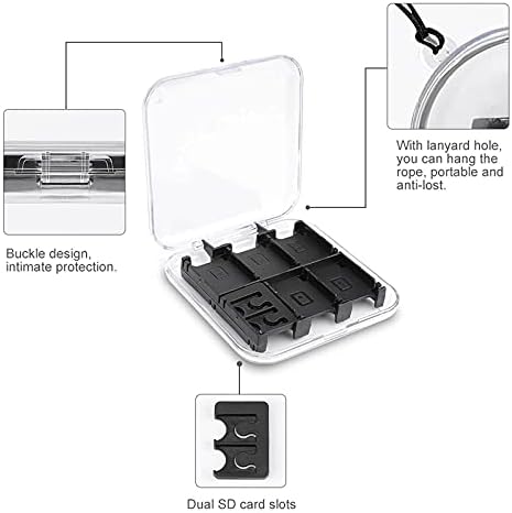 Caixa de armazenamento de cartas de jogo da fita de câncer de mama Caixa de proteção de proteção rígida para nintendo switch