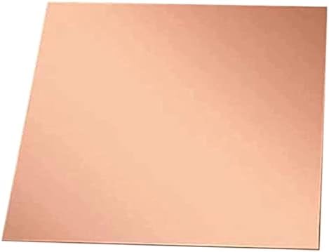 Folha de alumínio de metal de latão Metal Metal Folha de cobre Placa de cobre roxa 6 tamanhos diferentes para, artesanato,