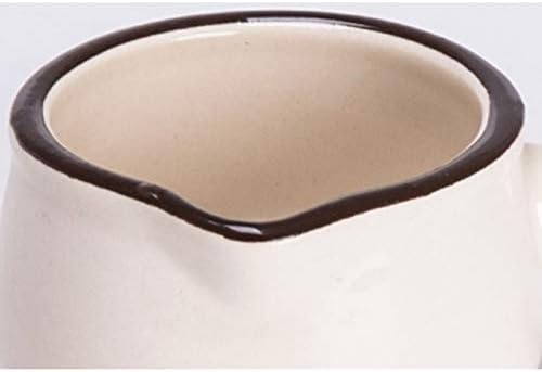 Caneca de estilo de leite de leite de leite de estilo japonês pote de xarope de bordo sem alça sem alça tigela bife oeste de suco de suco