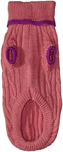 Suéter clássico de estimação de moda rosa pequeno