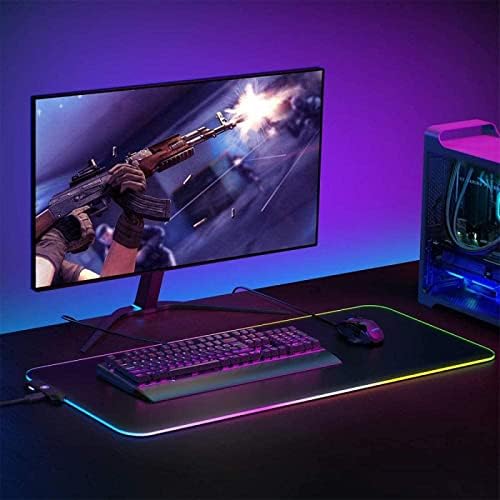 Mouse almofadas RGB Honkai Mesas de computador Mats Anime LED Mouse Pad Gaming Laptop Tapet Teclate Borracha Gamer Pads 300x700x4mm