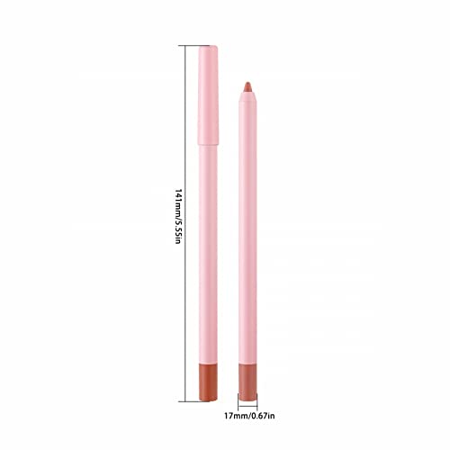 OUTFMVCH Infalível Lipstick Lip Liner Paste Linha de gancho colorida Rica por caneta de lipstick Pen Nenhum delineador de