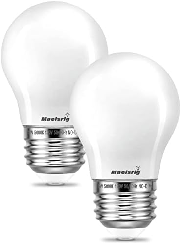 Bulbo de eletrodomésticos LED, 40W equivalente, lâmpadas de capuz de alcance, luz do dia 5000k, 5W 500 lúmens, não-minúsculo, base E26, lâmpada de geladeira, A15 Foste