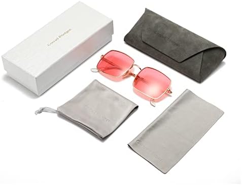 Os óculos de sol polarizados de Conrad Rontgen Square para homens da moda de metal da moda