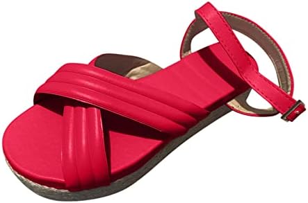 Alpargelas cunhas para mulheres deslizam na plataforma Sandals Comfort Open Toe Toe Torno