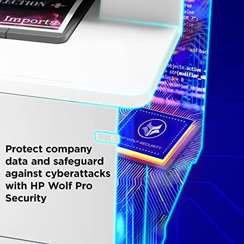 HP Color LaserJet Pro Multifunction M479FDW Impressora a laser sem fio com um ano de um ano, garantia no local, branca