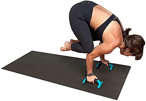 Grip de ioga, blocos de ioga para apoio do pulso, blocos de pilates, suporte de pulso de ioga, barras de flexão, alivia a dor do pulso