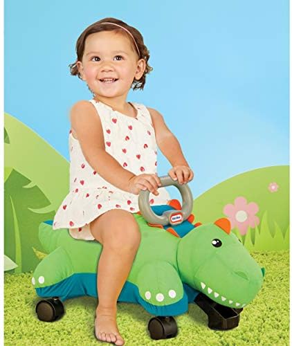 Little Tikes Dino travesseiro Racer, brinquedo de passeio macio para crianças para crianças 1,5 anos ou mais