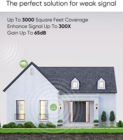 SolidRF Cell Phone Booster para casa, Banda 13/12/5/2/25/4, Boost 5G 4G LTE compatível com todos os portadores dos EUA, até