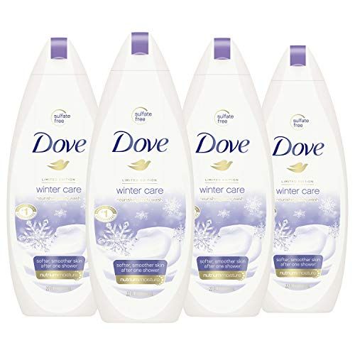 Lavagem corporal Dove para nutrir e hidratar a pele seca Cuidados de inverno para a pele mais suave e suave após apenas um chuveiro
