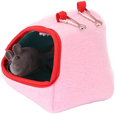 Minlia Pet Hamster House House Cotton Nest, fofos brinquedos de hamster de pelúcia de gaiola de gaiola de suprimentos de animais