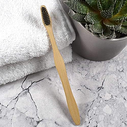 Escova de dentes de bambu 'estilizada' estilizada
