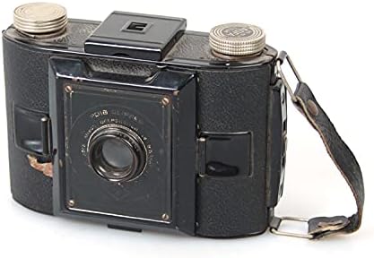 Câmera de Art Deco vintage na caixa original