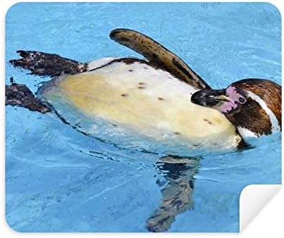Ciência do pinguim antártico Antártico Limpeza de panorning Tenora de tela 2pcs Camurça tecido
