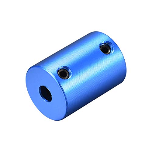 UXCELL de 3 a 8 mm de rígido parafuso de ajuste de ajuste L25xd18 liga de alumínio, conector do acoplador de eixo, acessórios