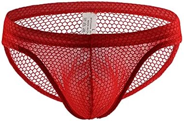 Deunhadas sexy para homens pura malha rápida seca respirável cueca bulge suporta bolsa de bumbum lã de marda