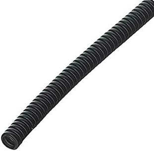 Ranit 3m/9,8 pés de longa tubo corrugado plástico preto 10 mm x 7mm Tubulação flexível de mangueira de tubo de conduto flexível