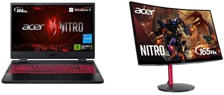 Acer Nitro 5 AN515-58-525P Laptop para jogos | Intel I5-12500H | GeForce RTX 3050 | 15,6 FHD 144HZ IPS | 8GB DDR4 | 512 GB
