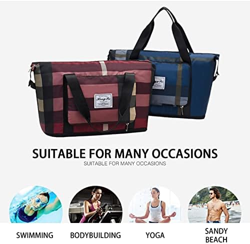 1 3 6 Bolsa de ombro portátil Seco e molhado Separação Esportes de ioga Bolsa de fitness Back de grande capacidade Backpack de