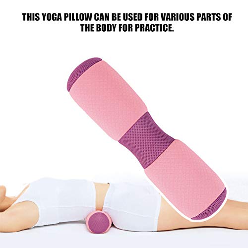 Yoga Bolster travesseiro ioga Cintura travesseiro lombar vértebra pelve Correção Bloco de espuma de memória de almofada de almofada