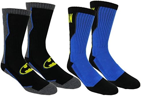 Pacote de 2 pares de tripulantes de Batman Mens Mens