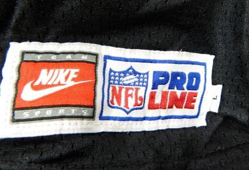 1997 Carolina Panthers Miller 69 Game usou Black Jersey 50 DP32883 - Jerseys de Jerseys usados ​​na NFL não assinada