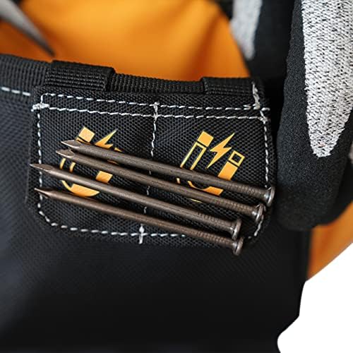 Cinto de ferramentas de melotough com suspensórios Belts de ferramentas de várias funções com bolsos dessinger para técnico/carpinteiro/e eletricista's