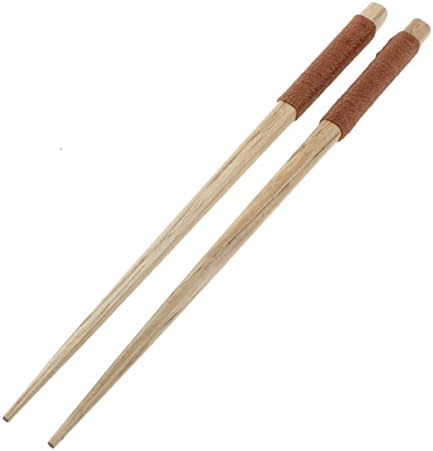 Ruilogod Wooden Kitchen Tableware Twine Bom Performance Handle Chopsticks Par de 20 cm (ID: 912 567 FDA 618 01E