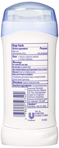Desodorante anti -perspirante Zdove - pele sensível, 2,60 oz