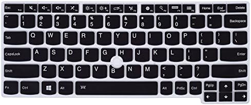 Capa do teclado Compatível com Lenovo ThinkPad X260 12.5 / ThinkPad X240 X240S X250 12,5 / thinkpad x380 13,3 / thinkpad yoga 260, 12,5 polegadas ThinkPad x260 Protetor de teclado Skin, preto