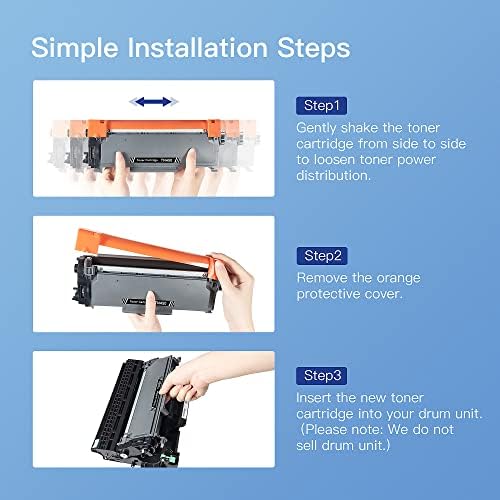 GPC Image Compatible Toner Cartridge Replacement for Brother TN-450 TN450 TN420 to use with HL-2270DW HL-2280DW HL-2240 MF7860DW MFC-7360N DCP-7065DN MFC7860DW Intellifax 2840 2940 Printer