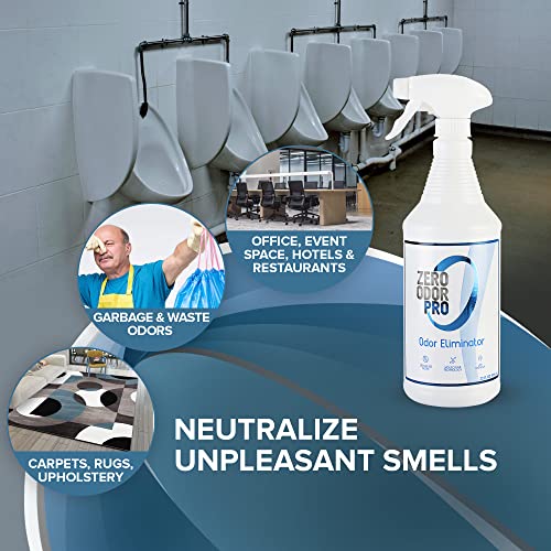 Zero odor pro - odor de força comercial eliminador - neutralizador - desodorizador - removedor de cheiro - spray de