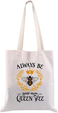 CMNIM BEE BEA RAY SACO DE MAIXAÇÃO DE ABELHA Bolsa Cosmética Sempre seja sua própria Queeen Bee Amante Presente Presente Gift Bag de Viagem de Viagem Para Mulheres