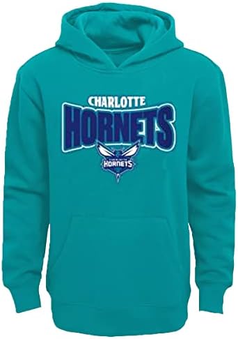 Exterterstuff Charlotte Hornets Tamanho da juventude Draft Pick Logo Pullover Fleece Hoodie