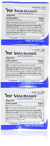 Sani-Hands Hand Sinitizer lança 100 pacotes por caixa