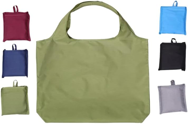 Bolsas de supermercado reutilizáveis, saco de compras dobráveis ​​reutilizáveis, Totes Eco Shopper Shopper portátil ombro de grande
