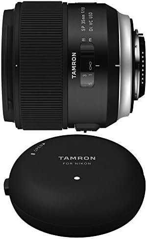 Tamron AFF012N-700 SP 35mm f/1,8 DI VC Lente USD para Nikon Mount Bundle Tap-In Console Lens Acessório para Montagem