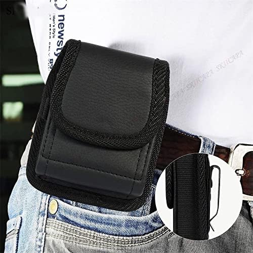 Bolsa de telefone de couro Yhuisen compatível com Motorola RAZR 2019 CLIP DE CLIP DE CLIP OXFORD CASO COMPATÍVEL COM MOTOROLA