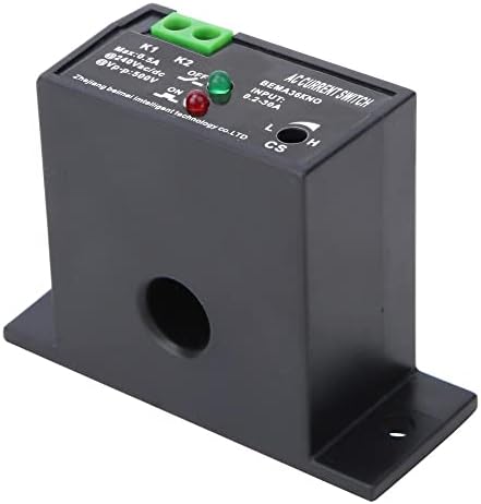 Interruptor de detecção de corrente 0,2 ~ 30a AC Auto -alimentação Switch Switch Flame Prooft Ajustável normalmente aberto/fechado - interruptores -