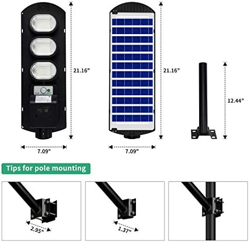 Timack Solar Street Light Outdoor 300W Solar Light Motion Sensor Segurança IP65 Impervenção de 6000k Rua LED LED SOLAR