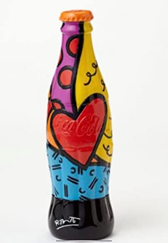 Enesco Coca-Cola por Romero Britto Coca-Cola Bartle Orange Cap Feliz, 6,5 polegadas