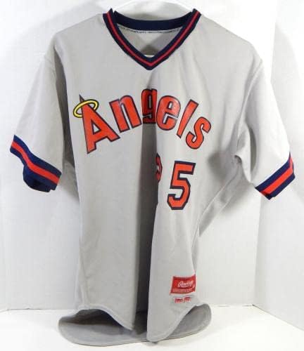1986 Midland Angels 25 Game usou Grey Jersey 44 DP24852 - Jerseys MLB usada