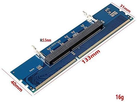 2x ddr3 204pin a 240pin laptop ddr3 so sofm para desktop Dimm Memory RAM Adaptador