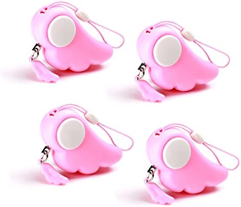 Bettomshin Pink Safe Sound Security Alarm 90db Chave de alarme 4pcs