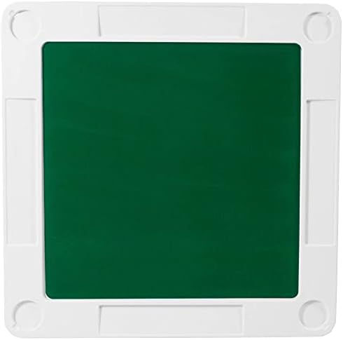 Flash Furniture 34,5 quadrado 4-Player dobring Card Game Table com titulares verdes de superfície e copo