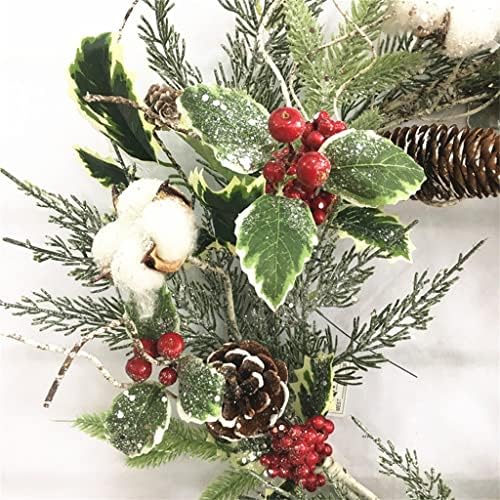 Eyhlkm Red Fruit Cotton Christmas Wreath Festival Decoração de pingente pingente decoração de janela