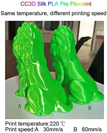 CC3D Silk Pla Pro Silk Pla Filamento 1,75 mm 1kg 3D Filamento de impressão 3D Materiais de impressão Silky Metalic