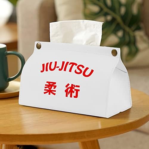 Jiu-Jitsu Caixa de lenço de lenço de lençol de papel Saco de papel organizador de papel para guardana